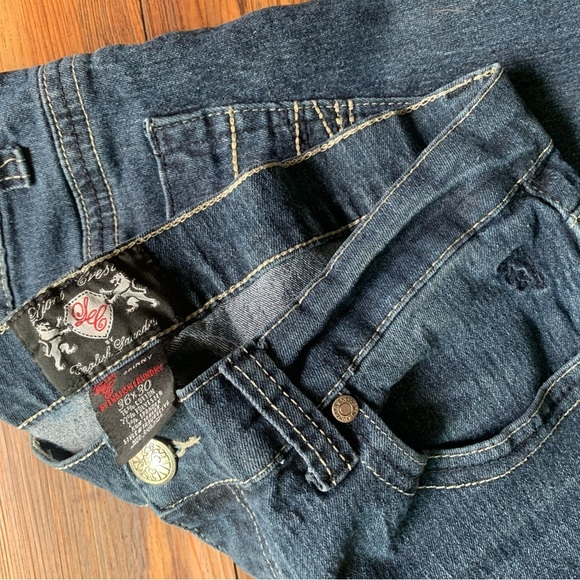 Men’s English Laundry Skinny Jeans Dark Blue Size 36x30 - Picture 11 of 11